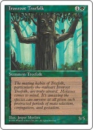 Fourth Edition - Ironroot Treefolk