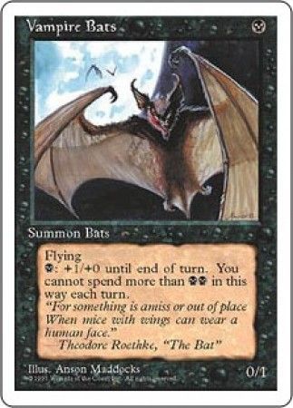 Fourth Edition - Vampire Bats