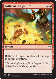 Fate Reforged 092/185 Bathe in Dragonfire