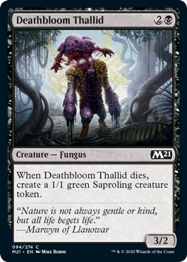 Core Set 2021 094/274 Deathbloom Thallid