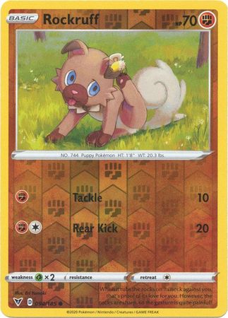 Vivid Voltage 094/185 Rockruff (Reverse Holo)