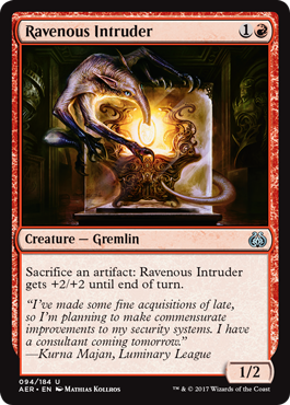 Aether Revolt 094/184 Ravenous Intruder