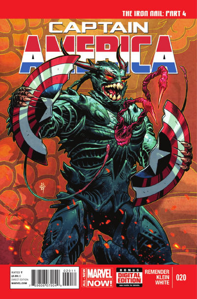 Captain America #20 Marvel Comics (2013)