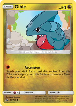 Ultra Prism 096/156 Gible (Reverse Holo)