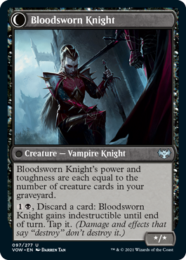 Innistrad: Crimson Vow 097/277 Bloodsworn Squire//Bloodsworn Knight