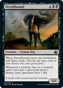 Innistrad: Midnight Hunt 097/277 Dreadhound