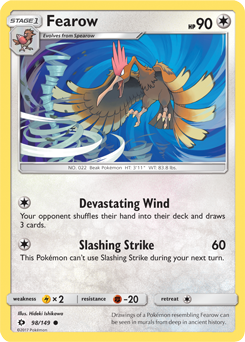 Sun & Moon 098/149 Fearow