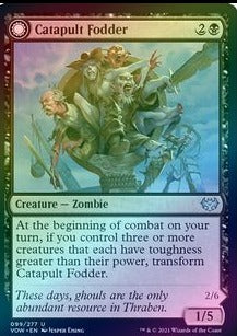 Innistrad: Crimson Vow 099/277 Catapult Fodder//Catapult Captain (Foil)