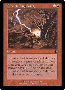 Prophecy 099/143 Rhystic Lightning