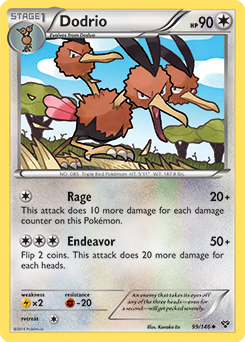 XY Base Set 099/146 Dodrio