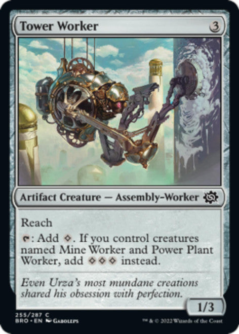 The Brothers' War 255/287 Tower Worker (foil)