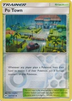 Burning Shadows 121/147 Po Town (Reverse Holo)