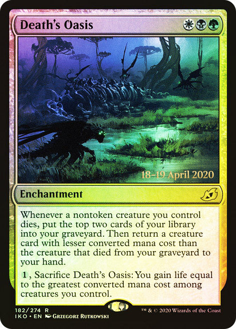 Ikoria: Lair of Behemoths 182/274 Death's Oasis (Pre-Release)(Foil)