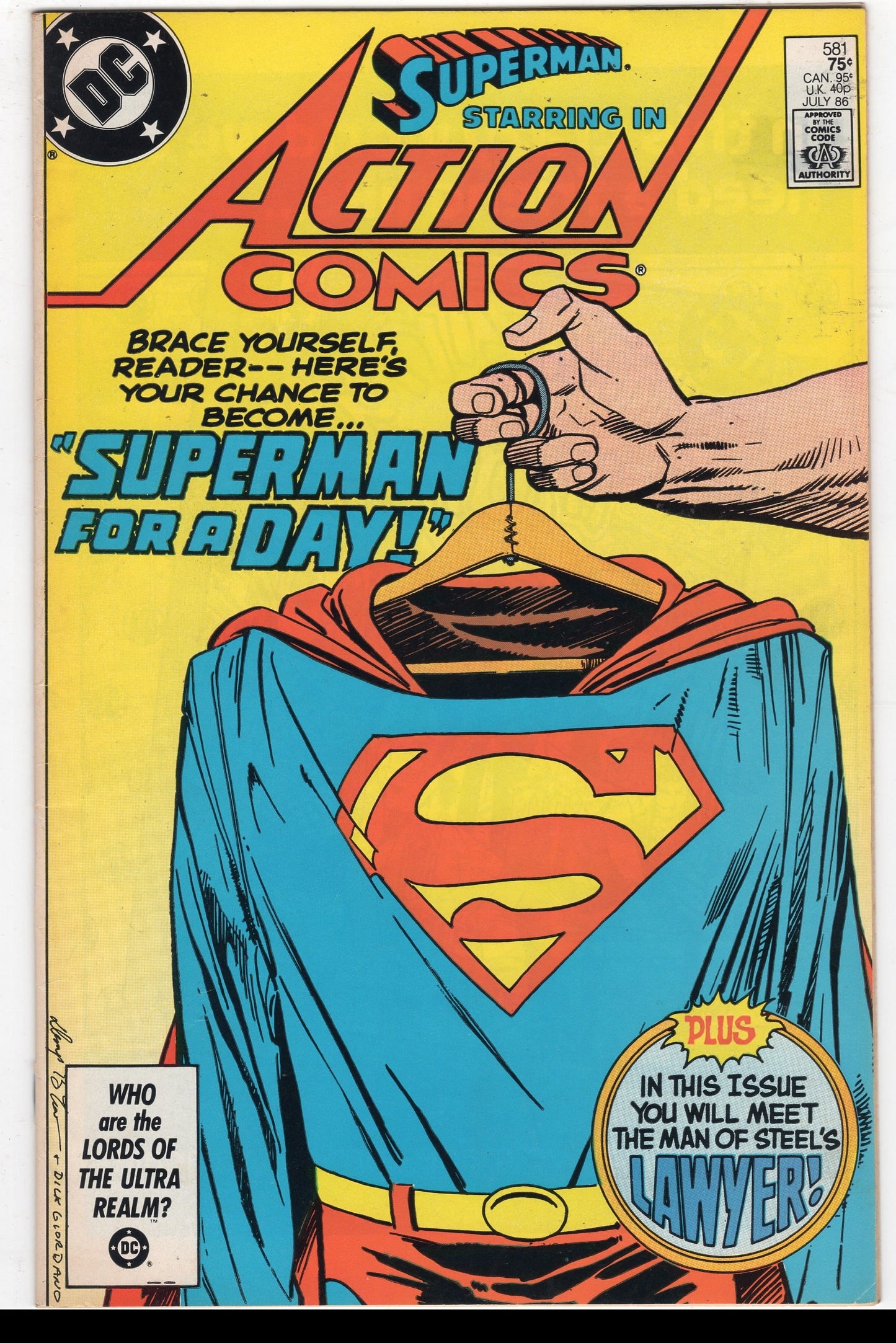 Action Comics #581 DC Comics (1938)