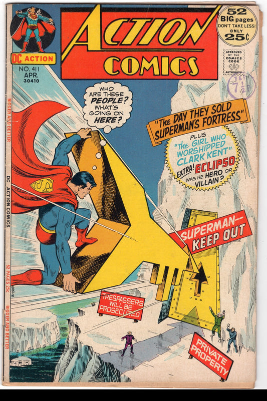 Action Comics #411 DC Comics (1938)