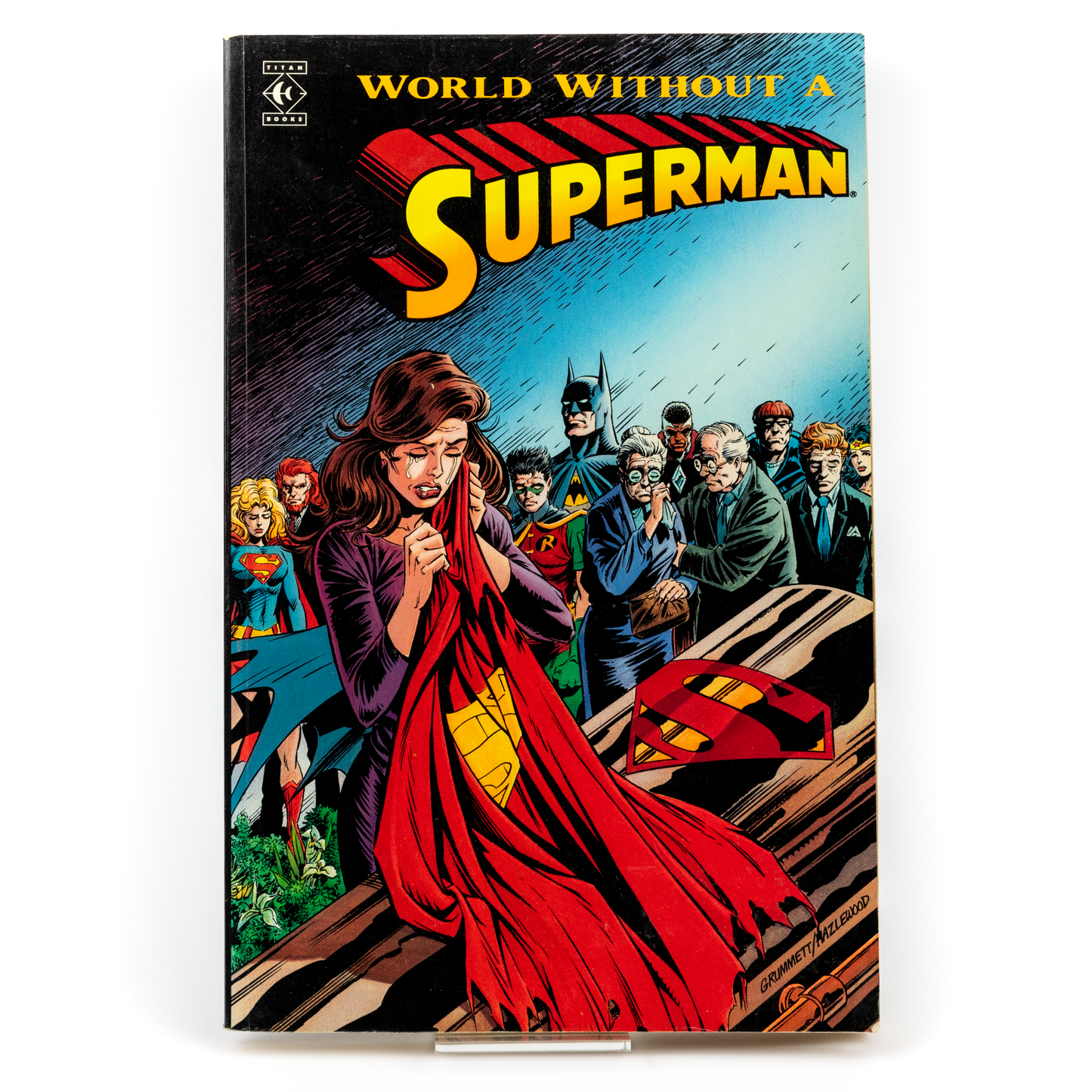 WORLD WITHOUT A SUPERMAN DC COMICS/TITAN BOOKS TRADE PAPERBACK