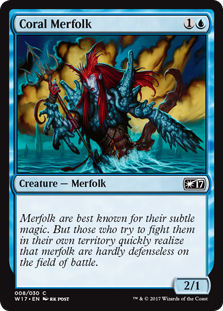 Welcome Deck 2017 008/030 Coral Merfolk