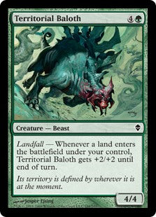 Zendikar 188/249 Territorial Baloth