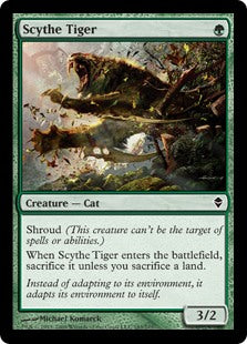 Zendikar 183/249 Scythe Tiger