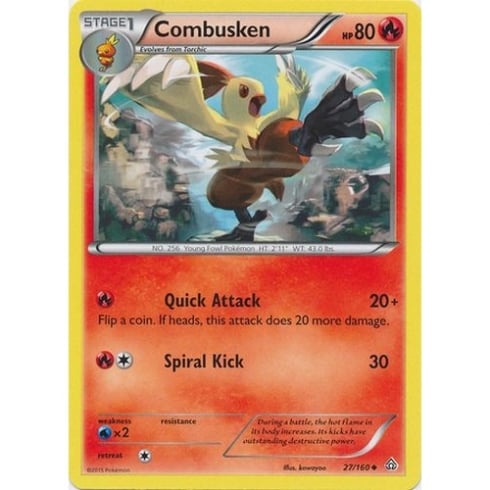 Primal Clash 027/160 Combusken (Reverse Holo)