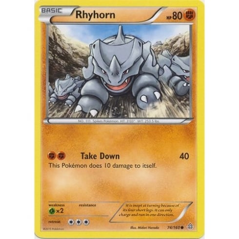 Primal Clash 074/160 Rhyhorn