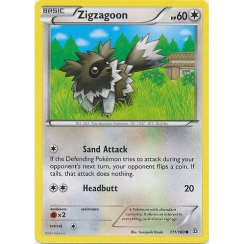 Primal Clash 111/160 Zigzagoon