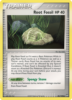 EX Power Keepers 086/108 Root Fossil