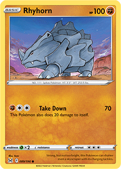 Lost Origin 089/196 Rhyhorn