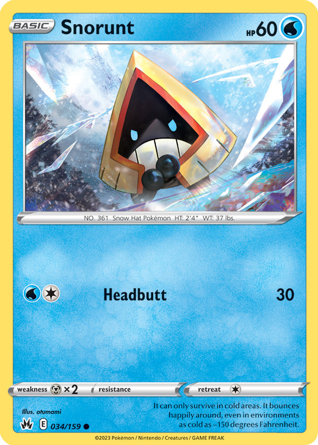 Crown Zenith 034/159 Snorunt