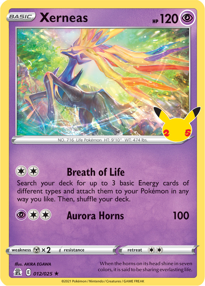 Celebrations 12/25 Xerneas (Holo)