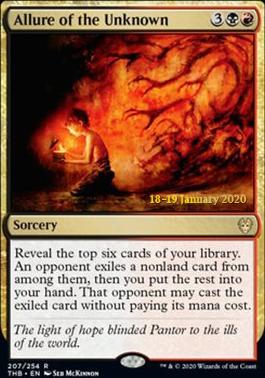 Theros Beyond Death 207/254 Allure of the Unknown (Pre-Release Foil)