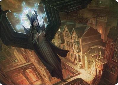 Streets of New Capenna Art Series 48/81 Angelic Sleuth - Marc Simonetti