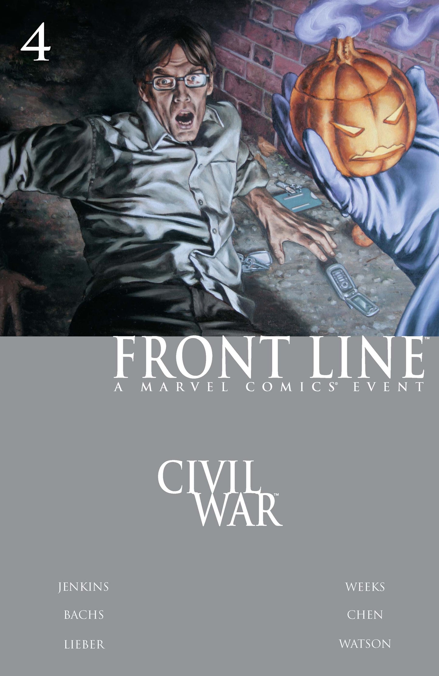 Civil War Front Line #4 Marvel Comics