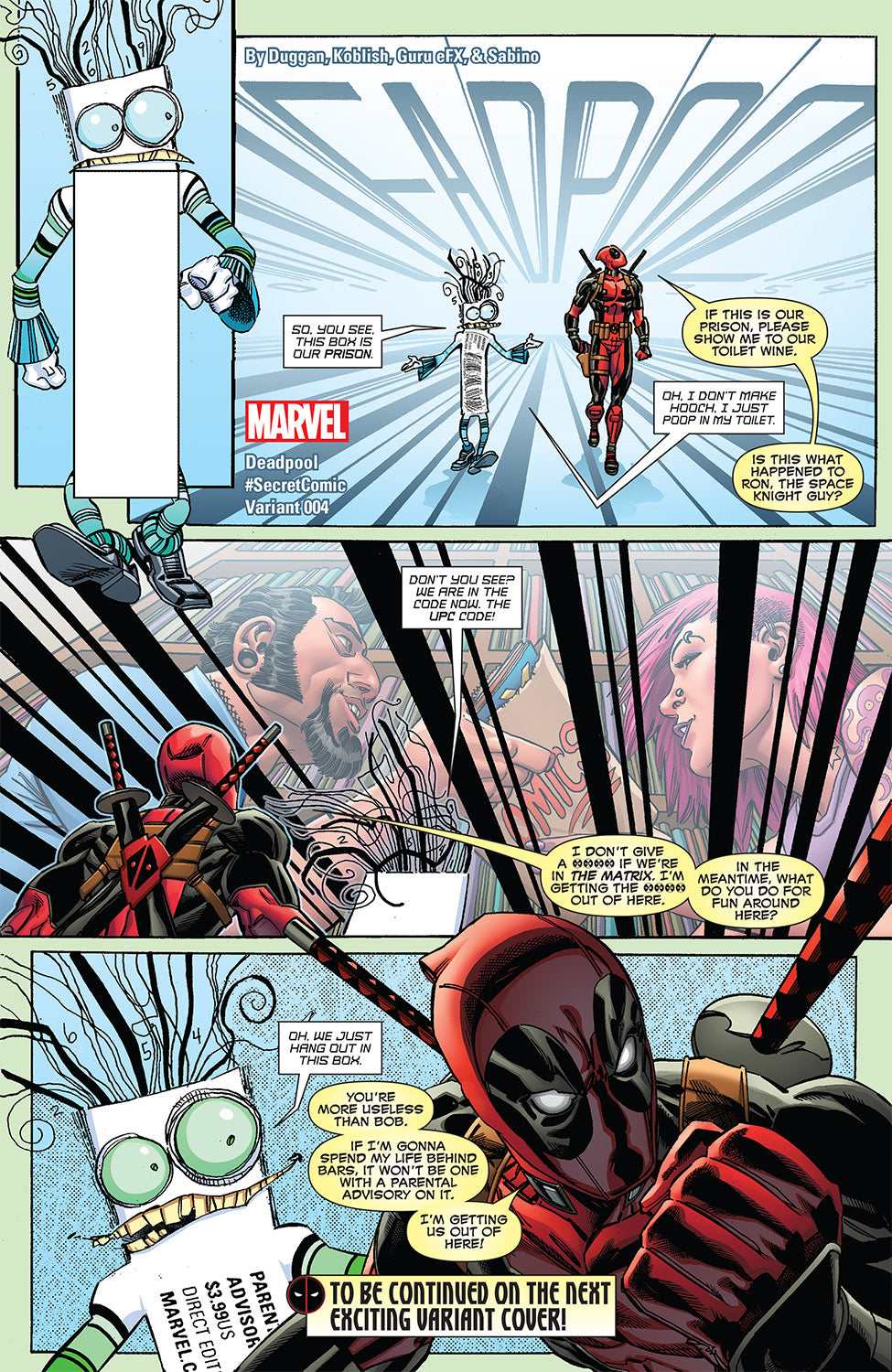 Deadpool #4 Marvel Comics (2015)