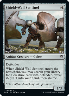 Dominaria United 238/281 Sheild-Wall Sentinel