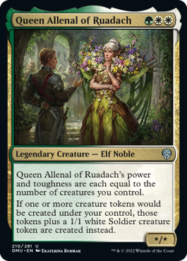 Dominaria United 210/281 Queen Allenal of Ruadach