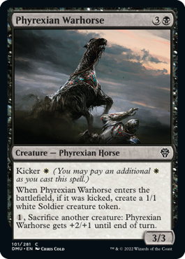 Dominaria United 101/281 Phyrexian Warhorse