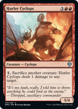 Dominaria United 130/281 Hurler Cyclops