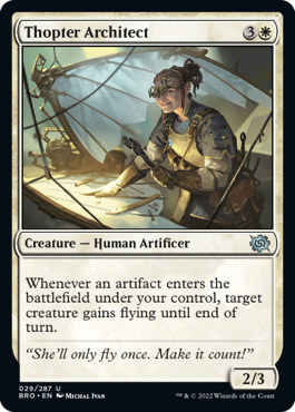 The Brothers' War 029/287 Thopter Architect (Foil)