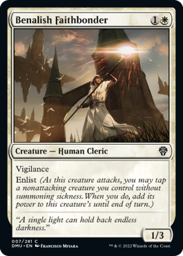 Dominaria United 007/281 Benalish Faithbonder