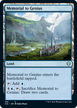 Commander 2021 301 Memorial to Genius