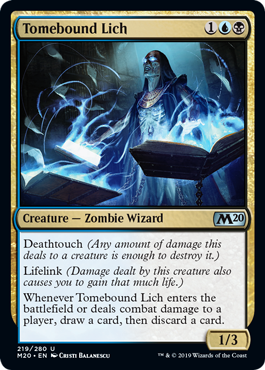 Core Set 2020 219/280 Tomebound Lich