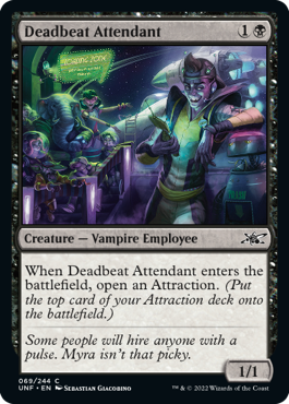 Unfinity 069/244 Deadbeat Attendant