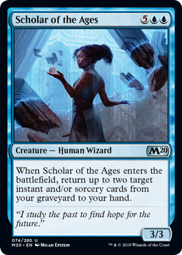 Core Set 2020 074/280 Scholar of the Ages