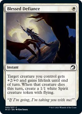 Innistrad: Midnight Hunt 005/277 Blessed Defiance