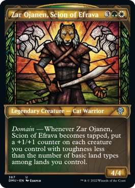 Dominaria United 326 Zar Ojanen, Scion of Efrava (Stained Glass)