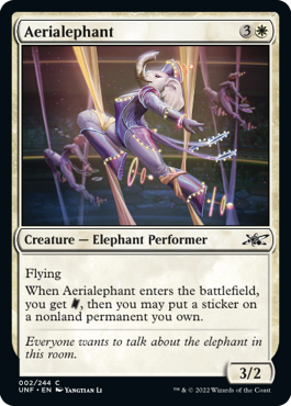 Unfinity 002/244 Aerialephant (foil)