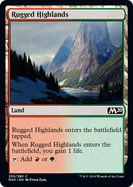 Core Set 2020 250/280 Rugged Highlands