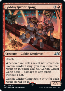 Unfinity 111/244 Goblin Girder Gang