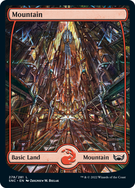 Streets of New Capenna 278/281 Mountain (Full-Art Metropolis)